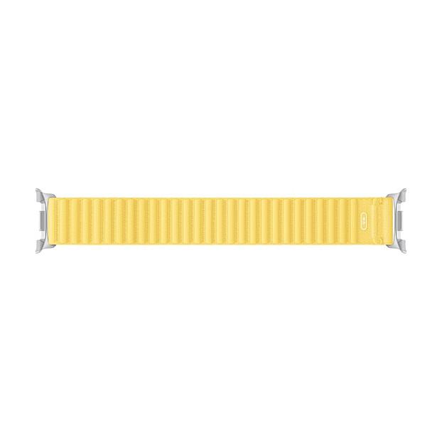 Rrip për ora Samsung Galaxy Watch9 / Fabric Band / Madhësia M/L - Verdhë - 2
