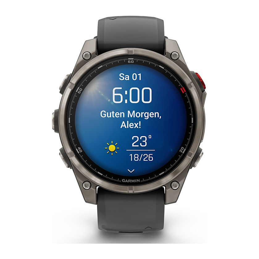 Orë e Mençur Garmin fēnix 8 Pro 47mm / AMOLED 1.4" / GPS / LTE / Bluetooth / Wi-Fi / NFC / 32GB / Sportive & Shëndetsore- E Zezë - 10