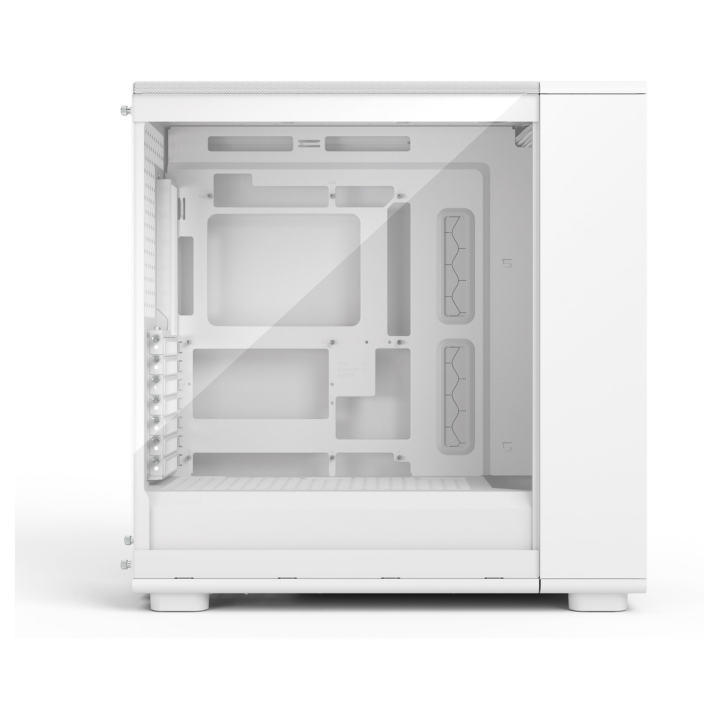 Kasë PC Fractal Design Epoch XL / Mid Tower / E-ATX + ATX / 3x 140mm Fan / Tempered Glass - Bardhë - 8