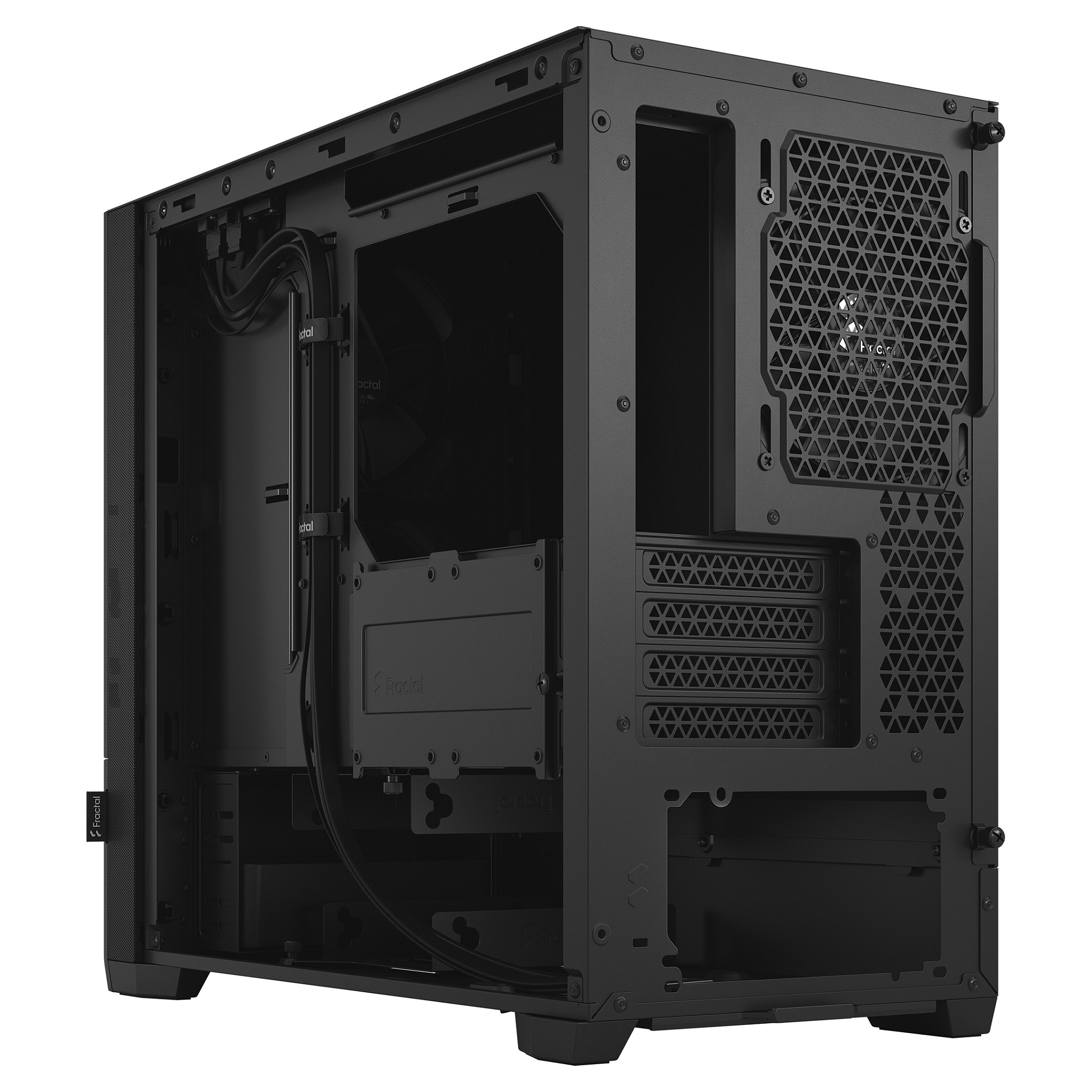 Kasë PC Fractal Design Pop Mini Silent / Mini Tower / ATX / 3x 120mm Fan - Zezë - 7