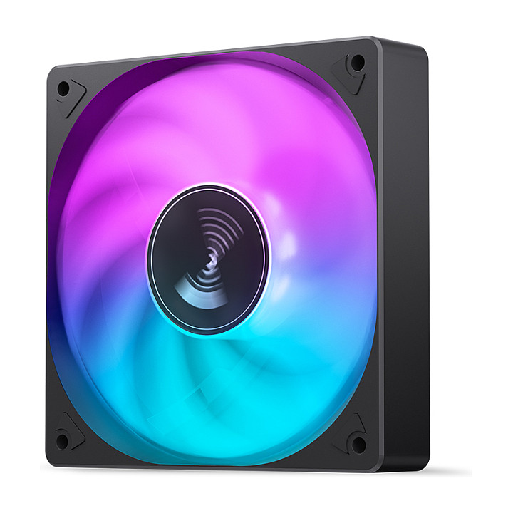 Ftohës për Kasë Jonsbo SL-120C / 120mm / 600-1500 RPM / RGB / 3-Pin – Zezë - 2