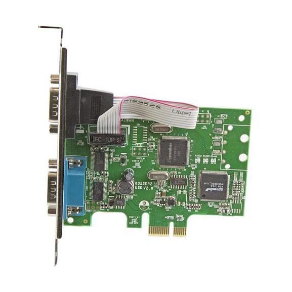 Kartë Zgjerimi StarTech.com PEX2S1050, PCI Express x1, 2x Serial RS-232 DB9, deri në 460.8Kbps, 16C1050 UART, Low Profile + Full Height - 2