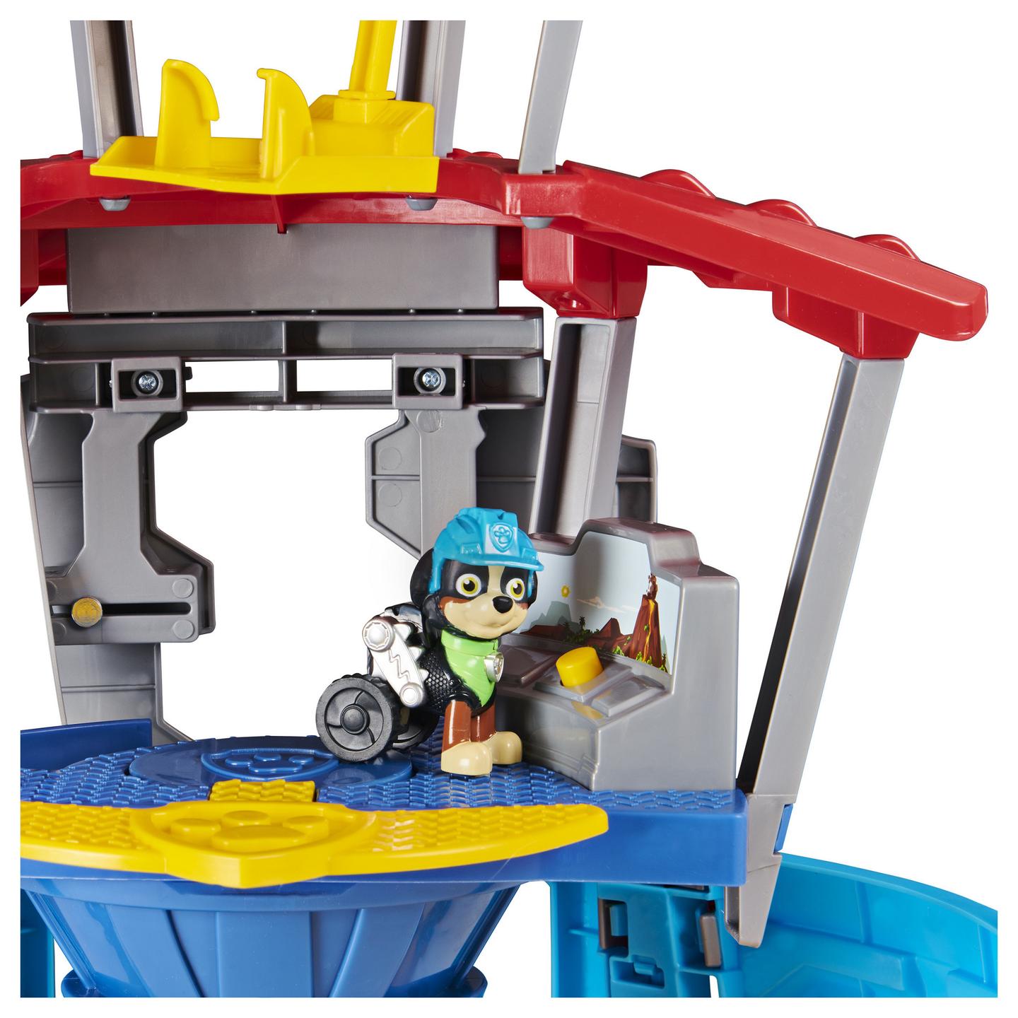 Lodra Spin Master PAW Patrol Dino Rescue HQ Playset – Rex / Transforming Tower / Sound Effects / Working Periscope - Mix - 5