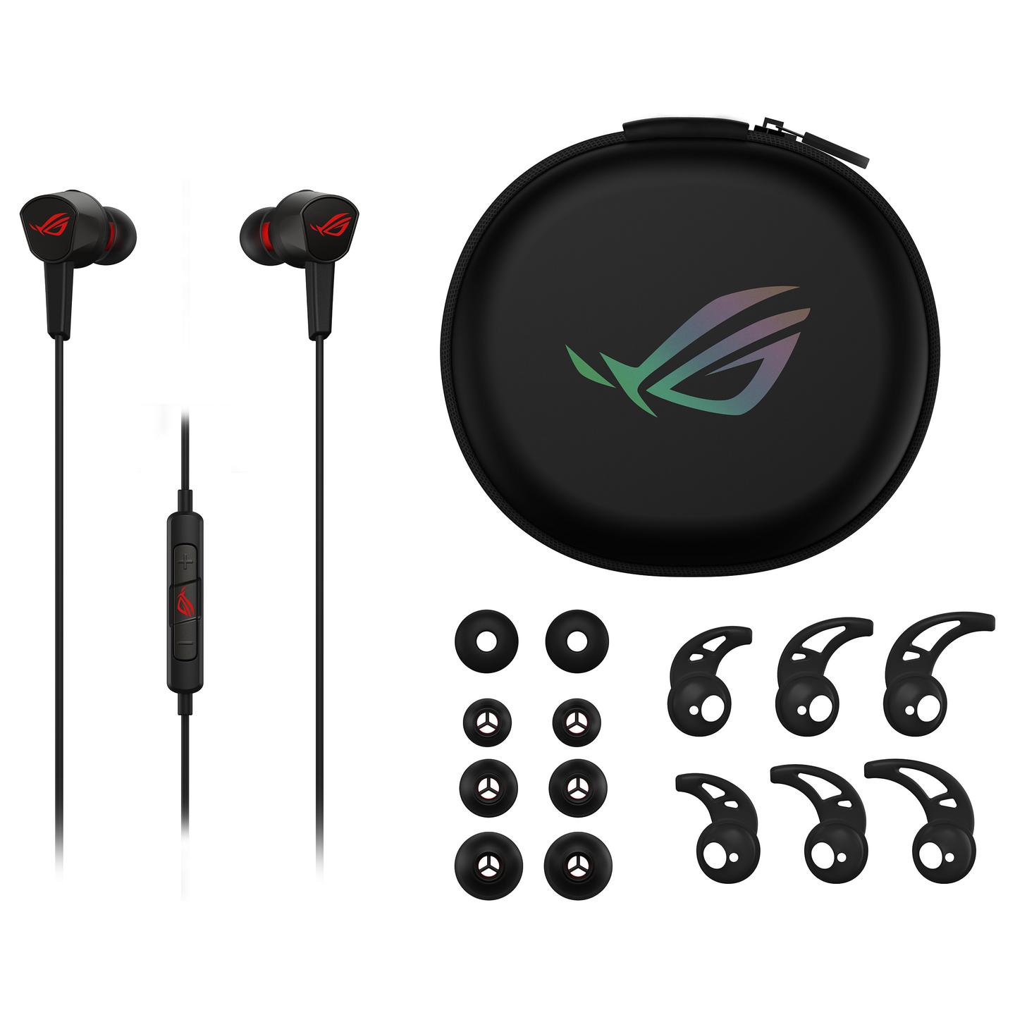 Kufje Gaming ASUS ROG Cetra II Core, Gaming, In-Ear, Wired, 3.5mm, 32Ω, 20Hz–40kHz, Mikrofon – Zezë - 3