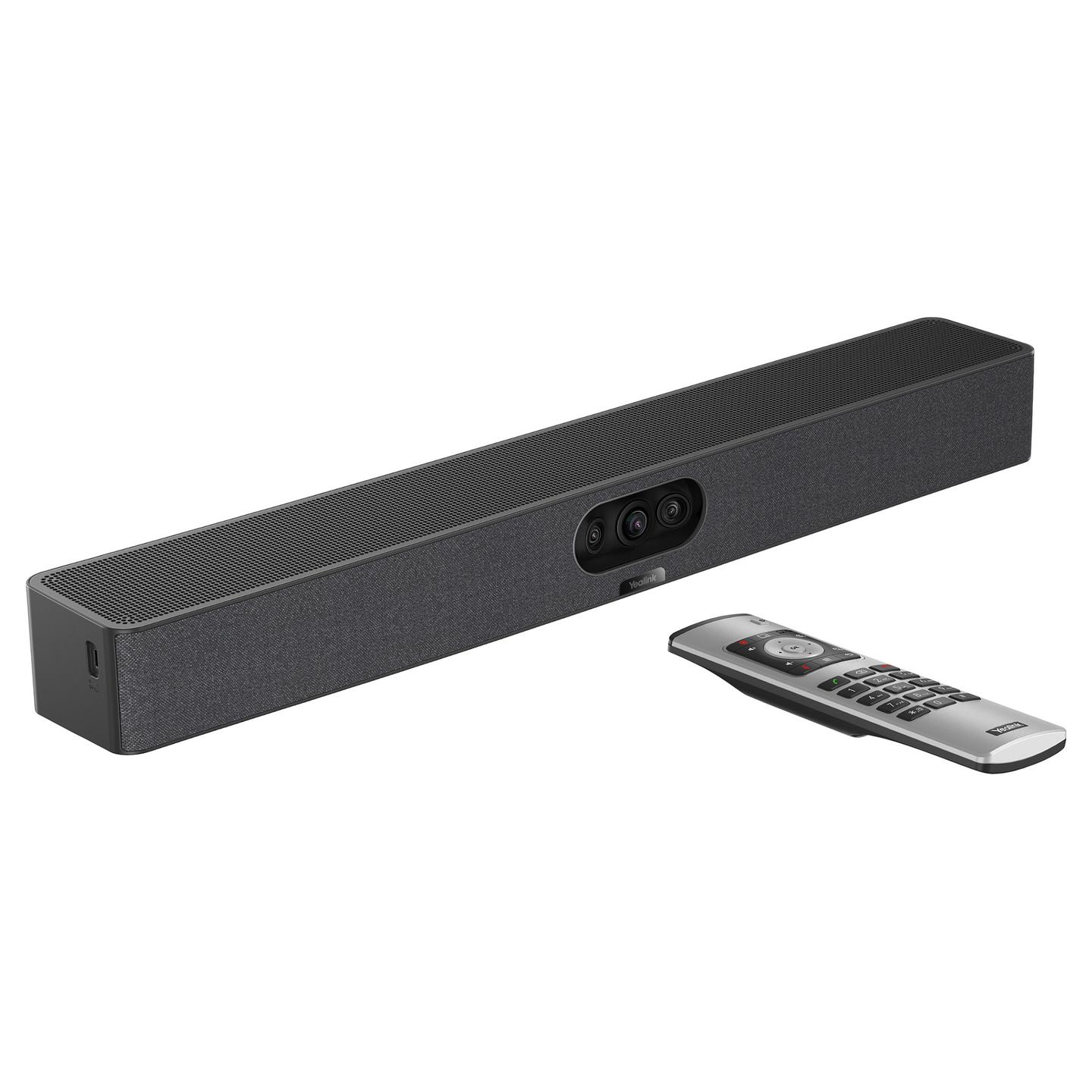 Sistem për Konferencë Yealink Bundle MeetingBar A25 + VCR11 / 4K / 151° / 8 MEMS Mikrofonë / USB WiFi - Zezë - 3