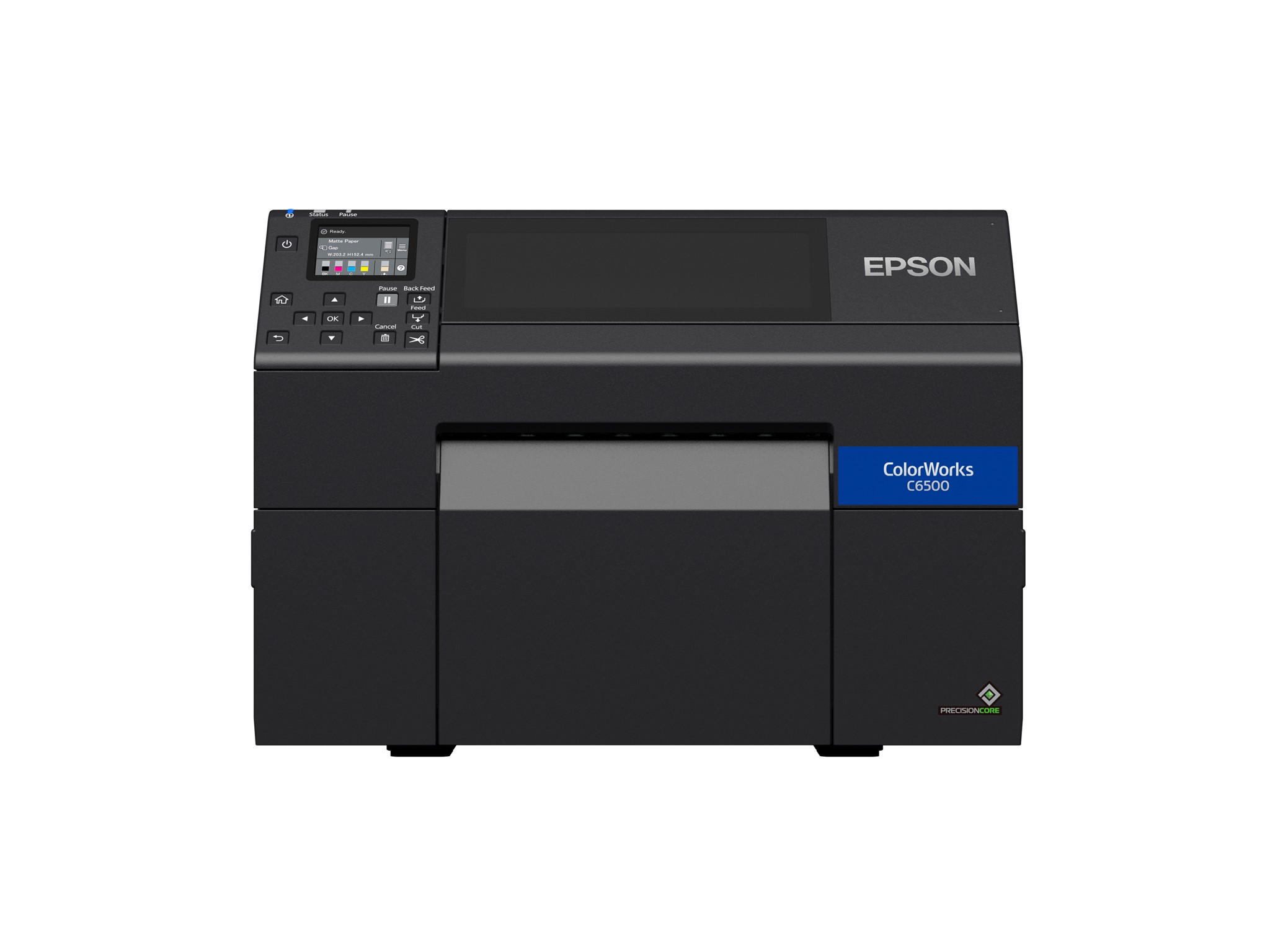 Printer Etiketash Epson ColorWorks CW-C6500Ae / Inkjet me Ngjyra / 1200 × 1200 DPI / Deri 85 mm/s / Ethernet & USB – Zezë - 2