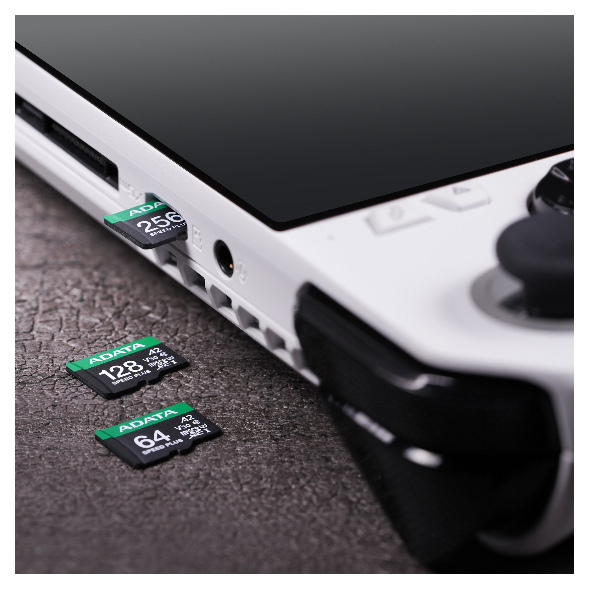 Kartë Memorie SD ADATA Speed Plus / UD512GUI3V30A2SP-RA1 / 512GB / microSDXC / UHS-I U3 / Class 10 / V30 / A2 / 180MB/s / 160MB/s - Zezë/Gjelbër - 8