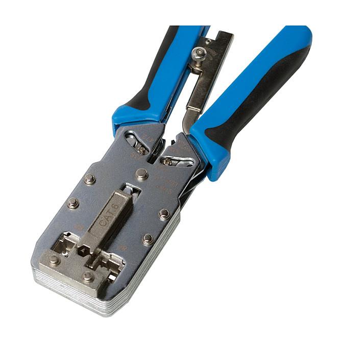 Pincë për Shtrëngim të Konektorëve të Rrjetit LogiLink WZ0035 PrimeLine, RJ45, RJ12, RJ11, Cat5, Cat6 - Zezë/Blu - 2