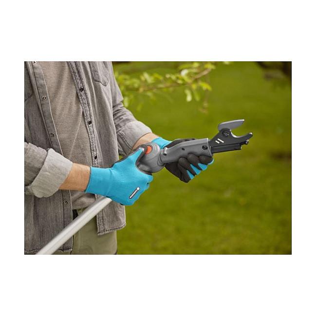 Gërshërë Teleskopike për Degë me Bateri GARDENA HighCut 360/18V P4A, 18V, 28mm, 3.2–3.6m, deri në 5m - Hiri - 5