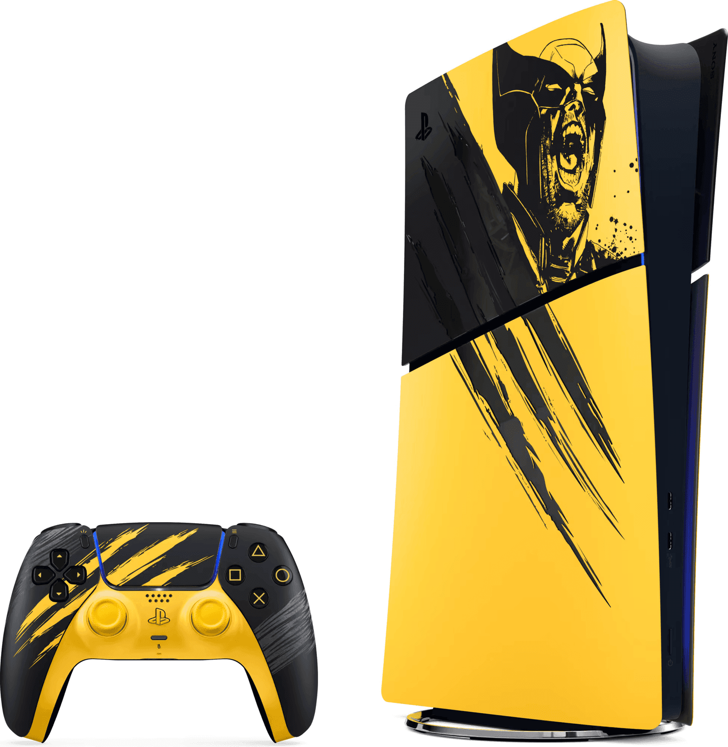 PS5 Sony Konzola Sony PlayStation 5 Digital Edition, 825GB SSD, Marvel’s Wolverine Limited Edition – Verdhë/Zezë