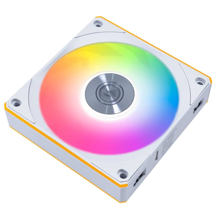 Ftohës për Kasë Lian Li UNI FAN CL FLEX 120 Reverse / 120mm / PWM / 250-2100 RPM / ARGB / Wireless / 3-Pack / Controller – Bardhë - 2