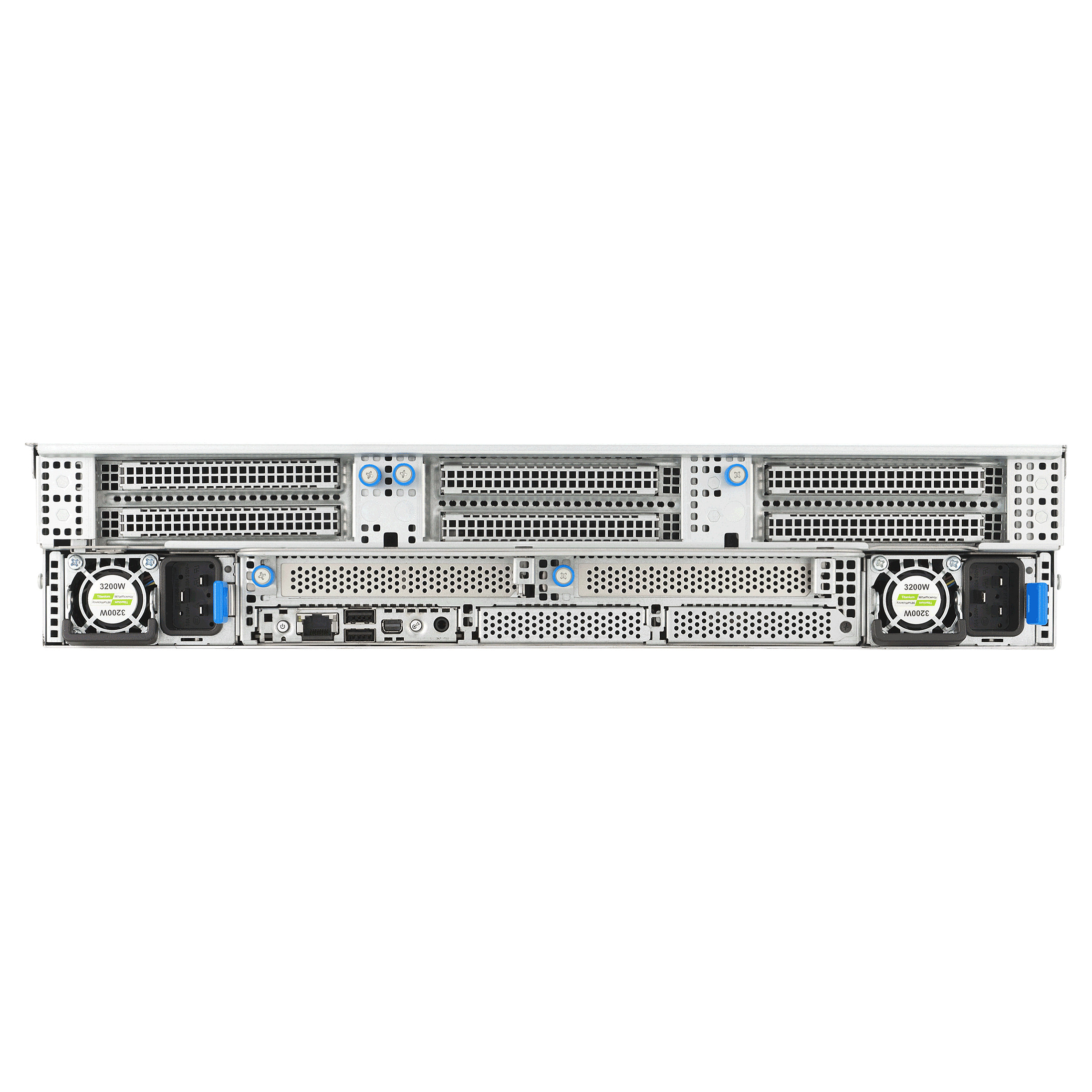 ASUS RS720A-E13-RS8U Rack Server 2U – AMD EPYC 9005 Series, 8x NVMe, DDR5 RDIMM, OCP 3.0, 2700W Redundant PSU - 8