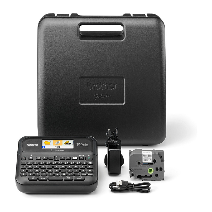 Printer Termal Brother PT-D610BTVP / P-touch / 180 DPI / 24mm / 30 mm/sec / USB + Bluetooth / - Zezë - 4
