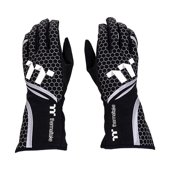 Aksesor Doreza për sim-racing Thermaltake Sim Gloves (XL) - Zezë - 3