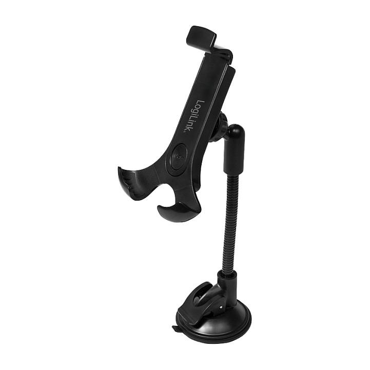Mbajtës telefoni LogiLink AA0102, për veturë, 4"-6", 360°, për xhamin e përparmë - Zezë - 8