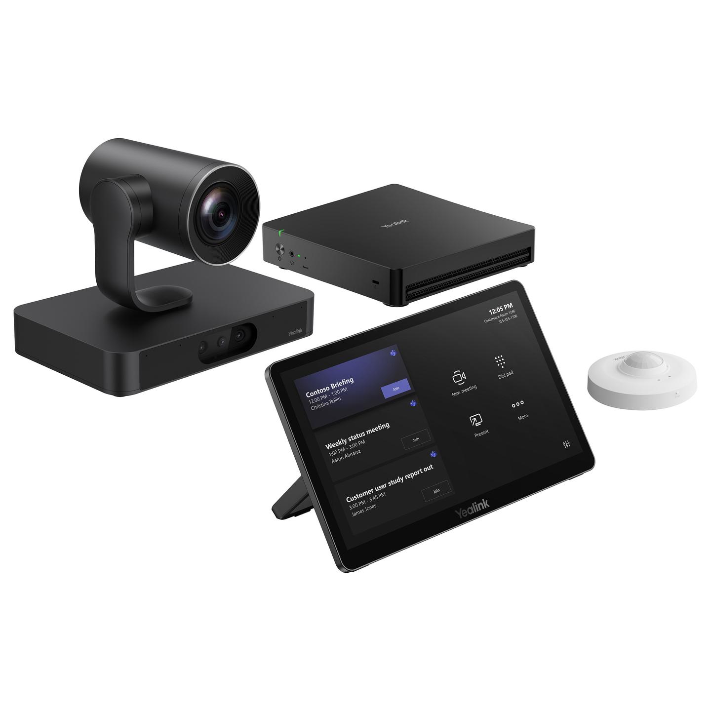 Sisteme për Konferencë Yealink MVC S80-C5U-000 / 4K / 20x Zoom / SmartVision 80 / MCore 4 / MTouch Plus - Zezë