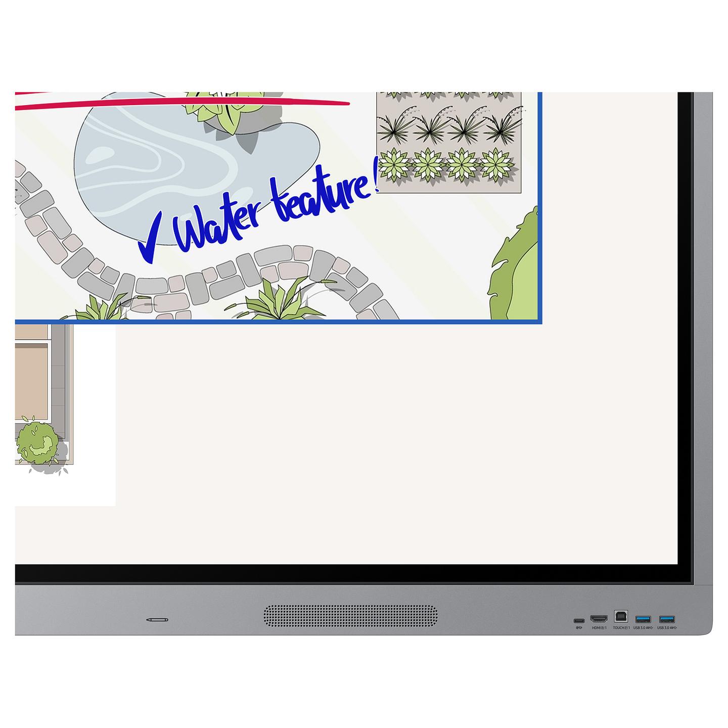 Interaktiv (Smart Board) Samsung WE86FX, 86", 4K UHD ADS, Touch, 2GB, 32GB, 3× HDMI, 2× USB-C, 4× USB-A 3.0, USB-A 2.0 - Zezë - 12
