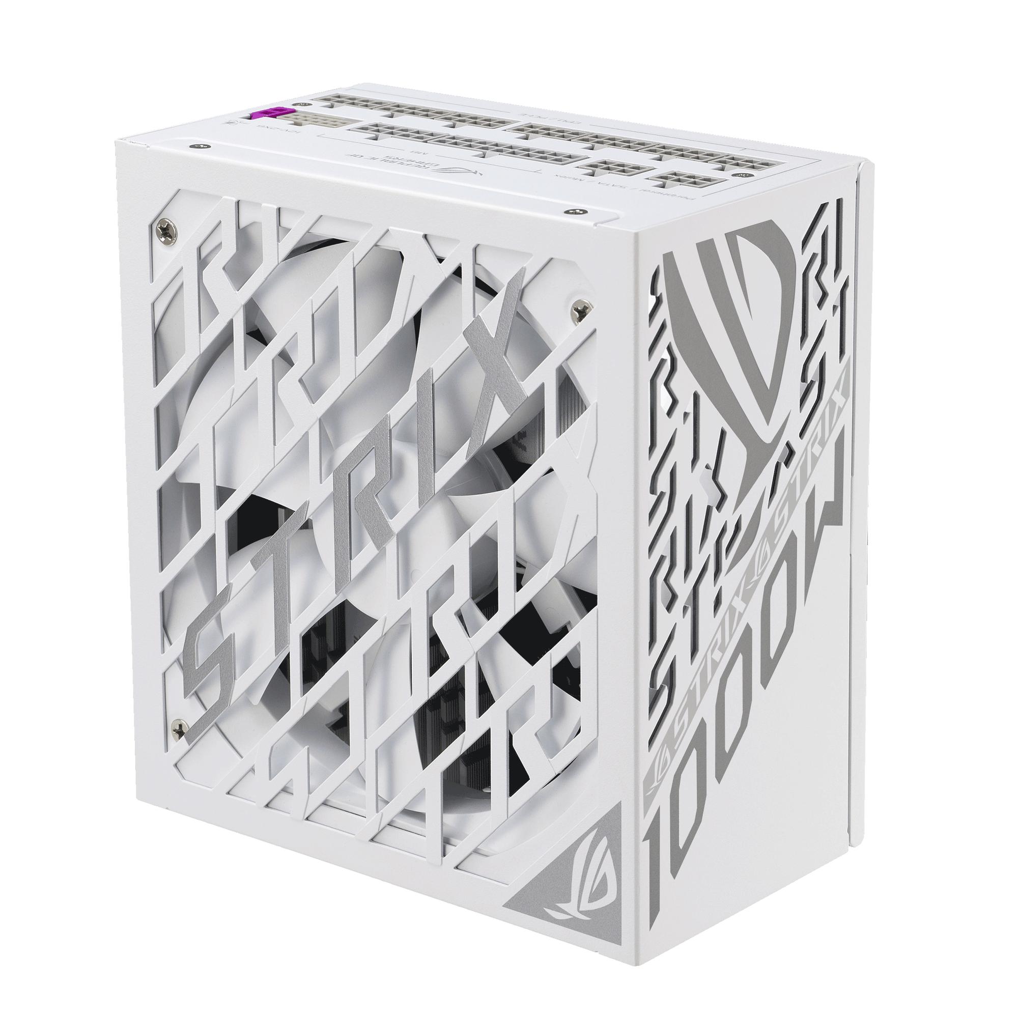 Furnizues Energjie ASUS ROG Strix 1000W Platinum White Edition / 90YE00W4-B0NA00 / 1000W / ATX 3.1 / 80 PLUS Platinum / Fully Modular / PCIe 5.1 – Bardhë - 2