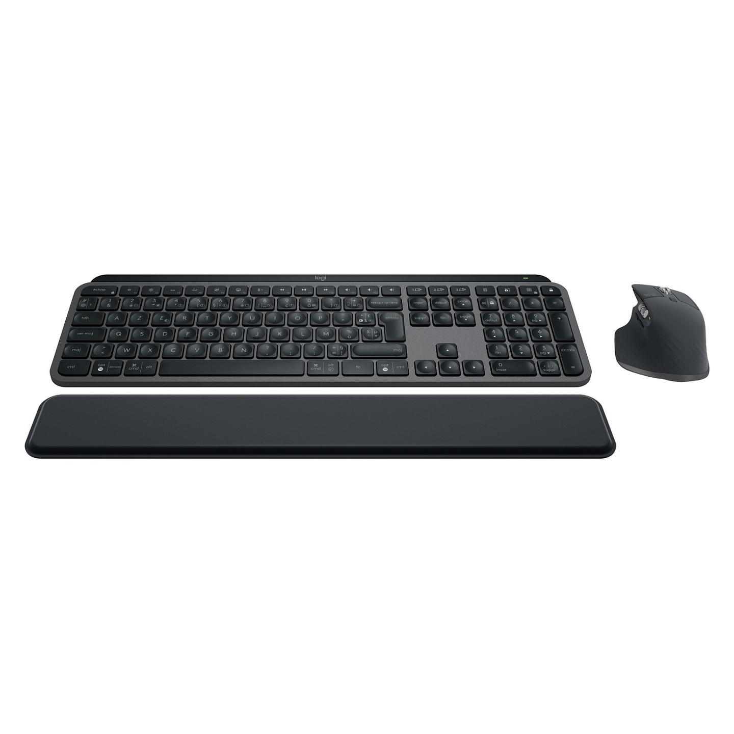 Combo (Tastierë & Maus) Logitech MX Keys Combo Gen 2, AZERTY Francez, Full Size, Logi Bolt + Bluetooth, 8000 DPI - Grafit - 3