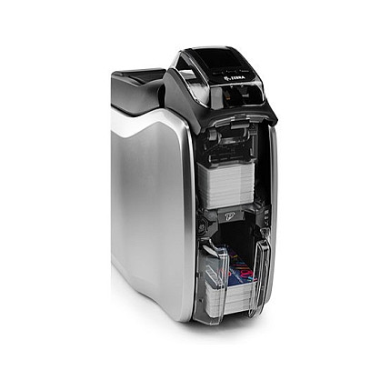 Printer Label Zebra ZC300 / Për Kartela / 300 DPI / 900 cph / USB + LAN - Zezë/Argjend - 2