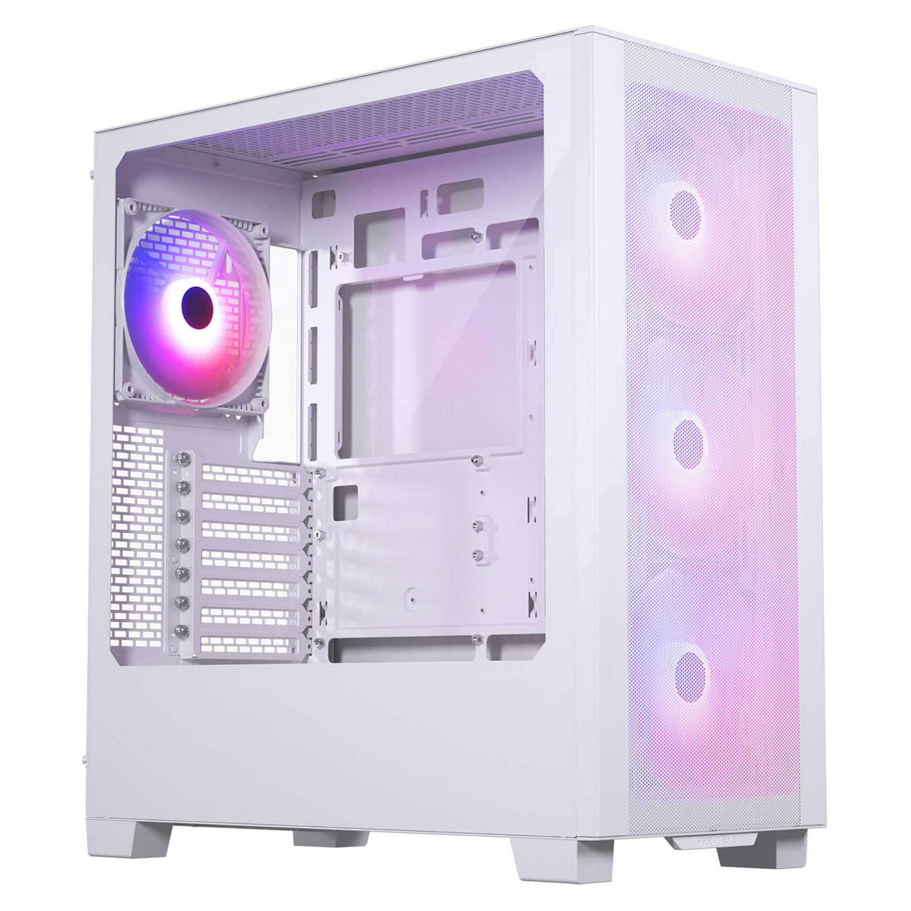 Kasë Phanteks XT Pro Ultra / Midi Tower / E-ATX / 4x 140mm D-RGB Fan / Tempered Glass - Bardhë