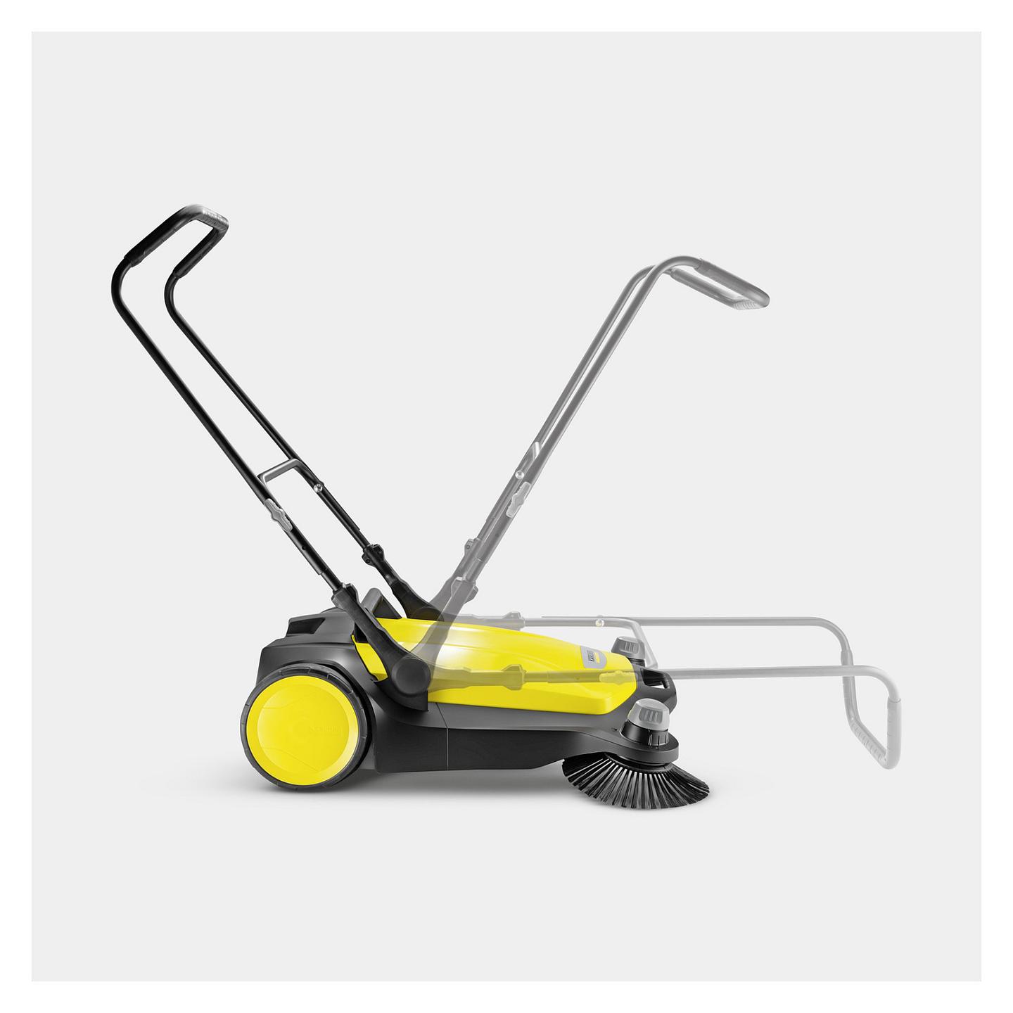 Fshesë Profesionale për pastrim të sipërfaqeve Kärcher S 6 Twin / 3000 m²/h / 86 cm / Manuale – Zezë/Verdhë - 3