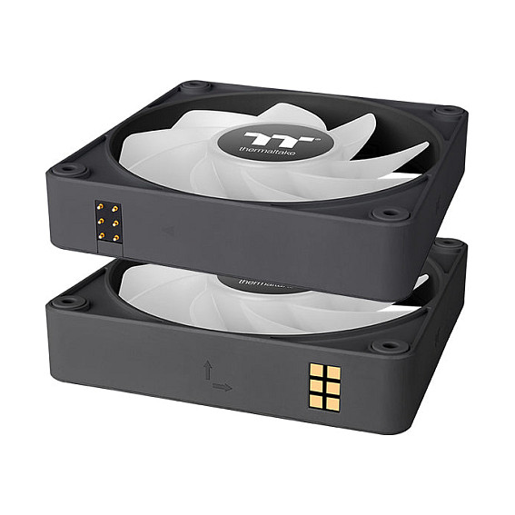 Ftohës për Kasë 120mm Thermaltake CT120 EX ARGB Sync 3-Pack – Zezë - 4