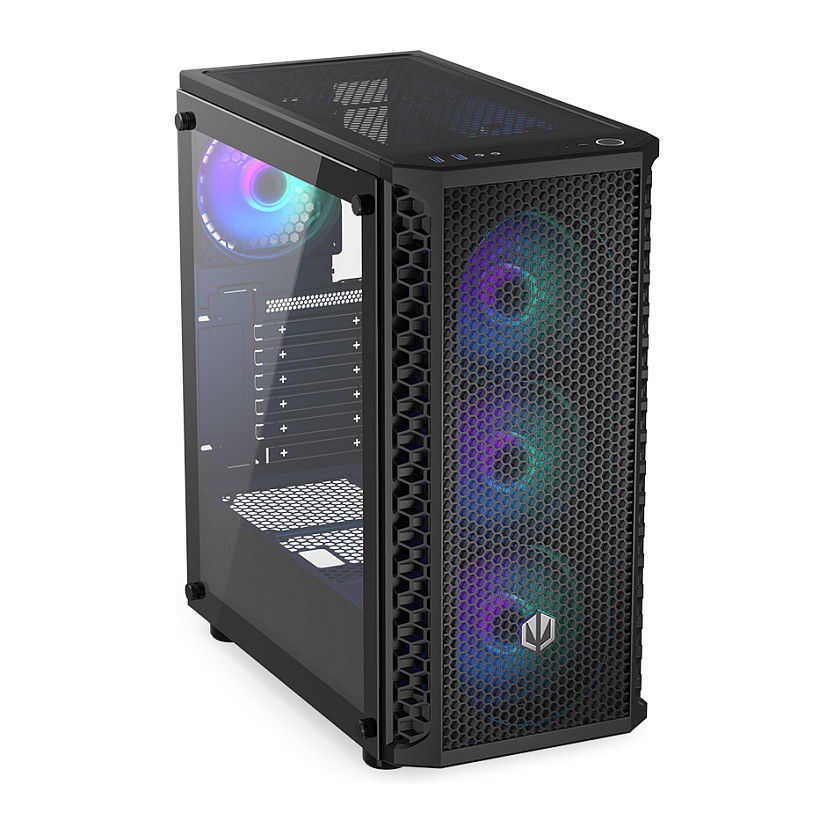 Kasë PC ENDORFY Signum 300 ARGB / Tower / 4x 120mm ARGB Fan / Radiator 360mm - Zezë - 9
