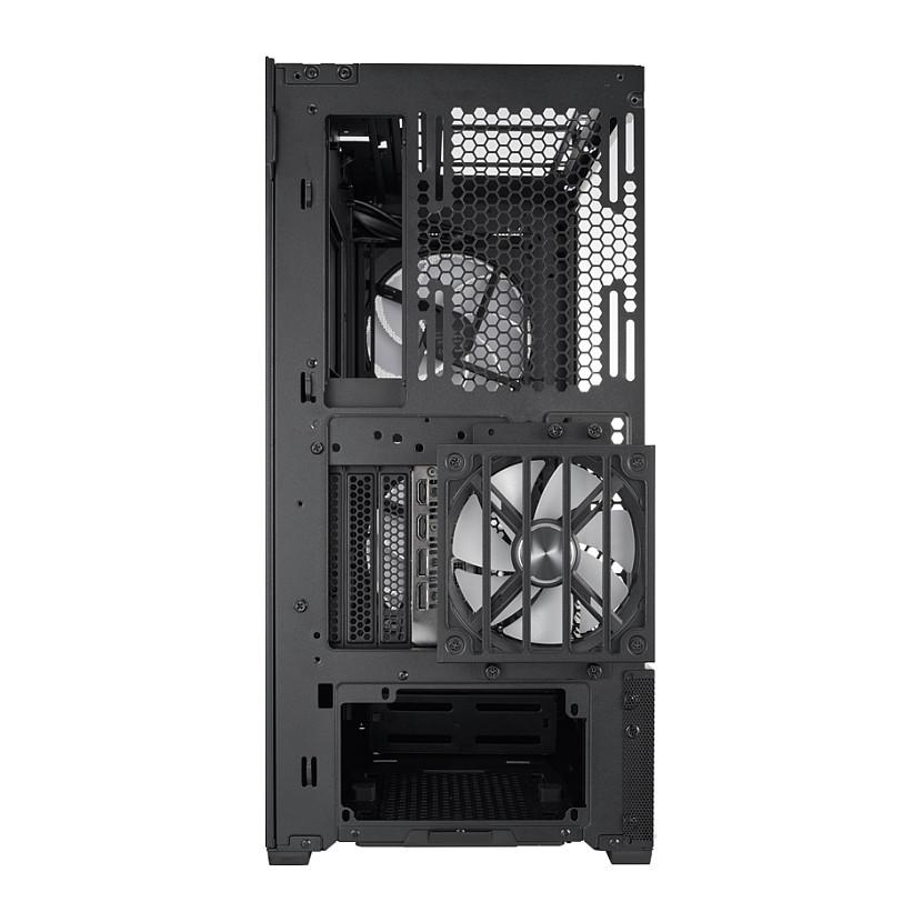 Kasë Lian Li LANCOOL 216 / E-ATX Mid-Tower / 2x160mm PWM (Para) + 1x140mm PWM (Prapa) / 2xUSB Type-A + USB Type-C / Xham i Temperuar + Panel Mesh – Zezë - 4