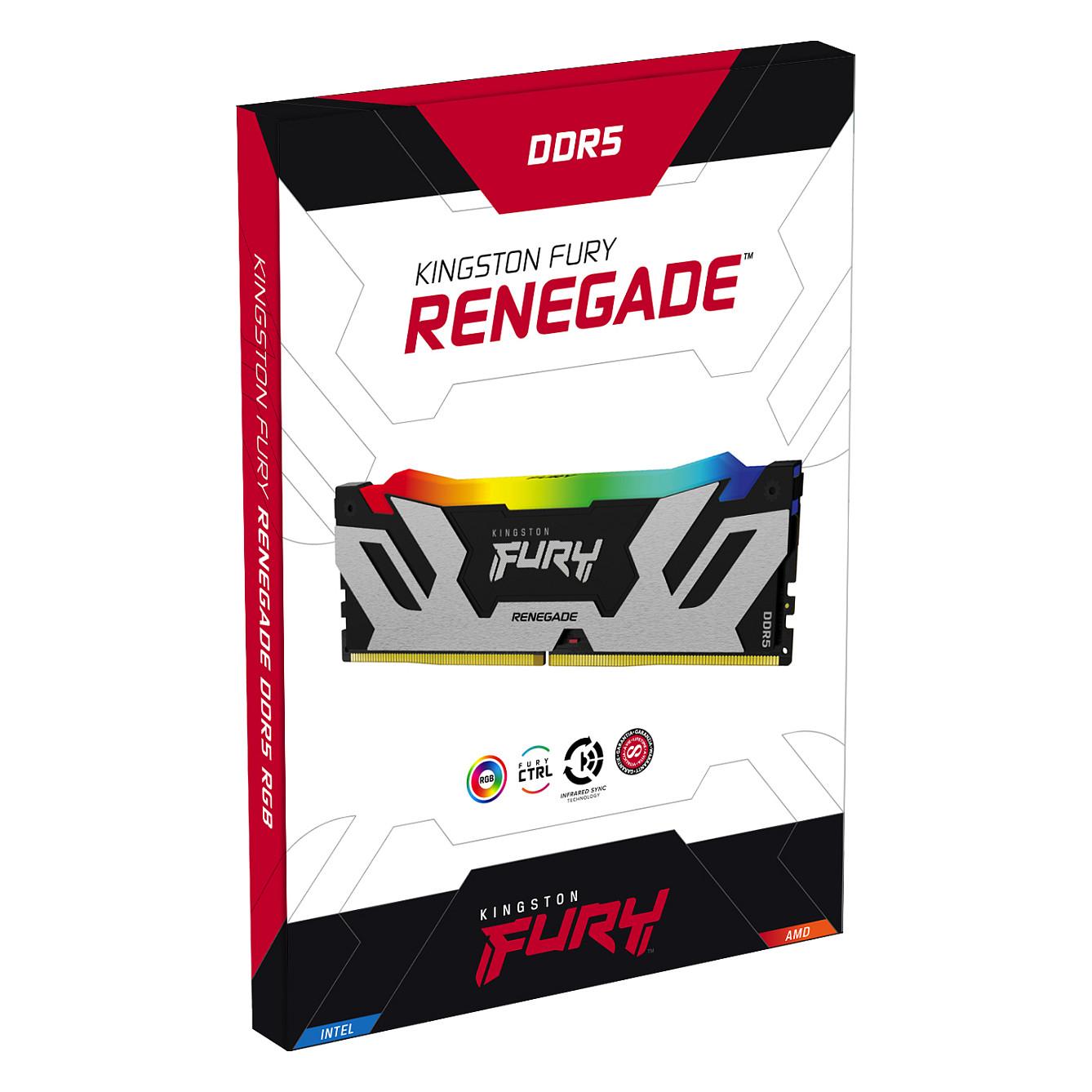 Memorie DDR5 Kingston FURY Renegade RGB, 32GB (2x16GB), 6400MHz, CL32, 288-pin, 1.4V - Zezë - 4