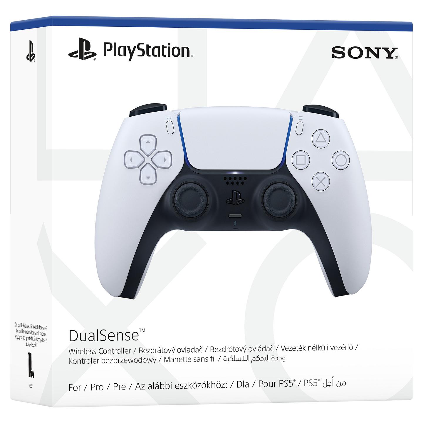 Kontroller për Sony DualSense / Wireless / Bluetooth / PS5 – Bardhë - 2