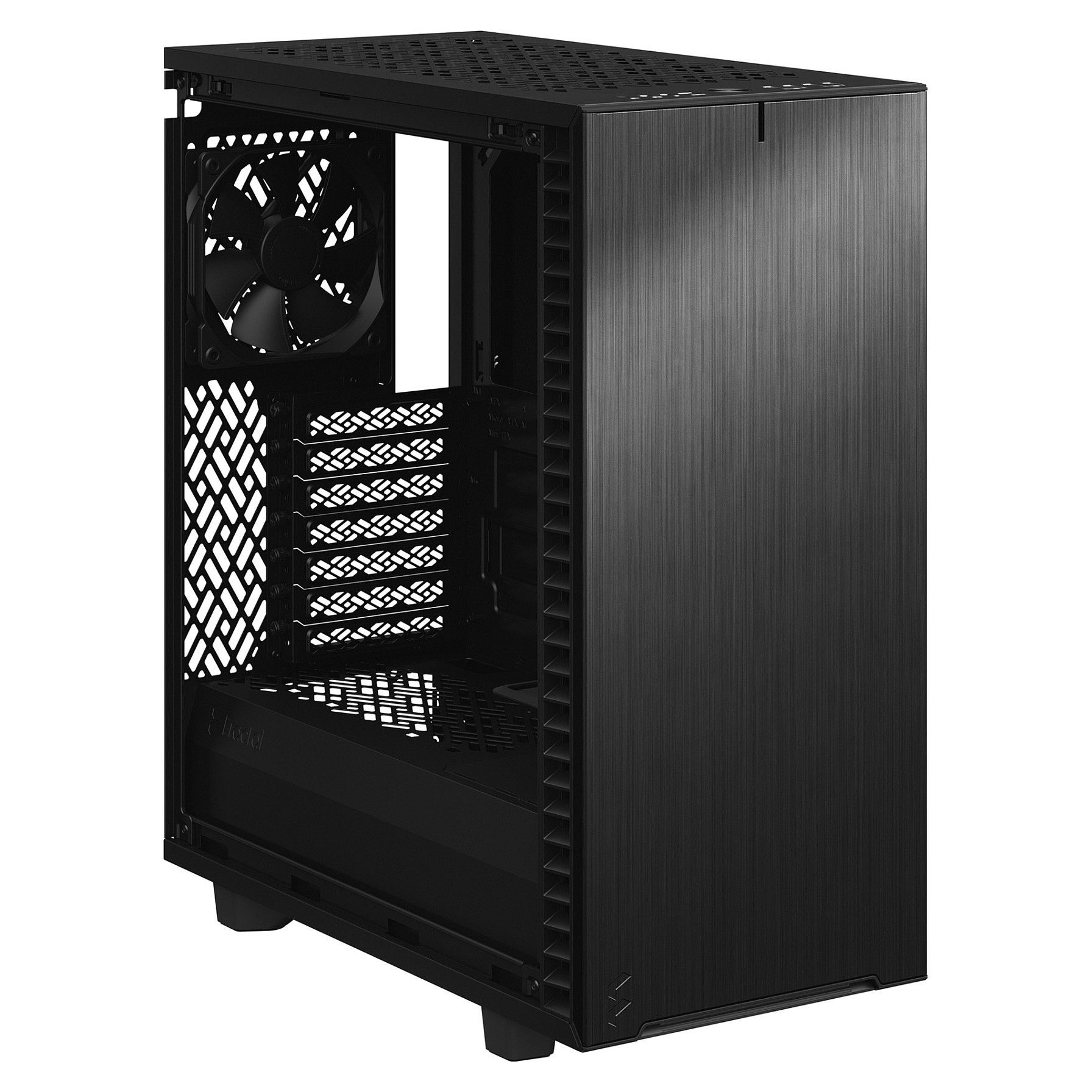 Kasë PC Fractal Design Define 7 Compact / Midi Tower / ATX / 2x 140mm + 120mm Fan - Zezë - 11