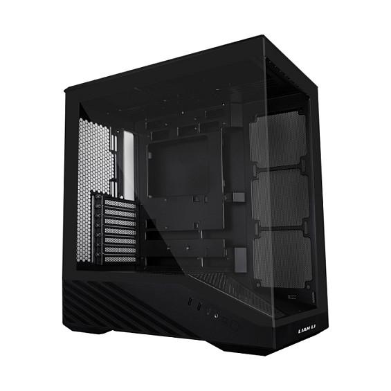 Kasë Lian Li Vector V100, Mid-Tower, E-ATX, ATX, Micro-ATX, Mini-ITX, 4x120mm ARGB, USB Type-C - Zezë - 2