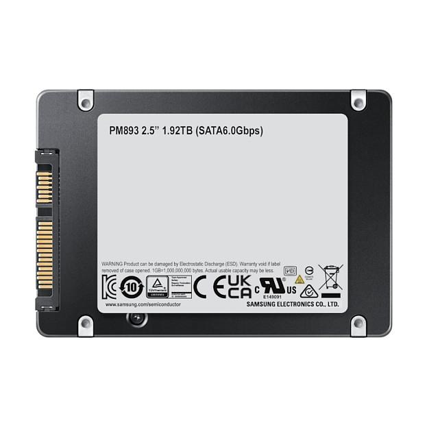SSD e Brendshme Samsung PM893 / 1.92TB / 2.5" / Serial ATA III 6 Gb/s - 5