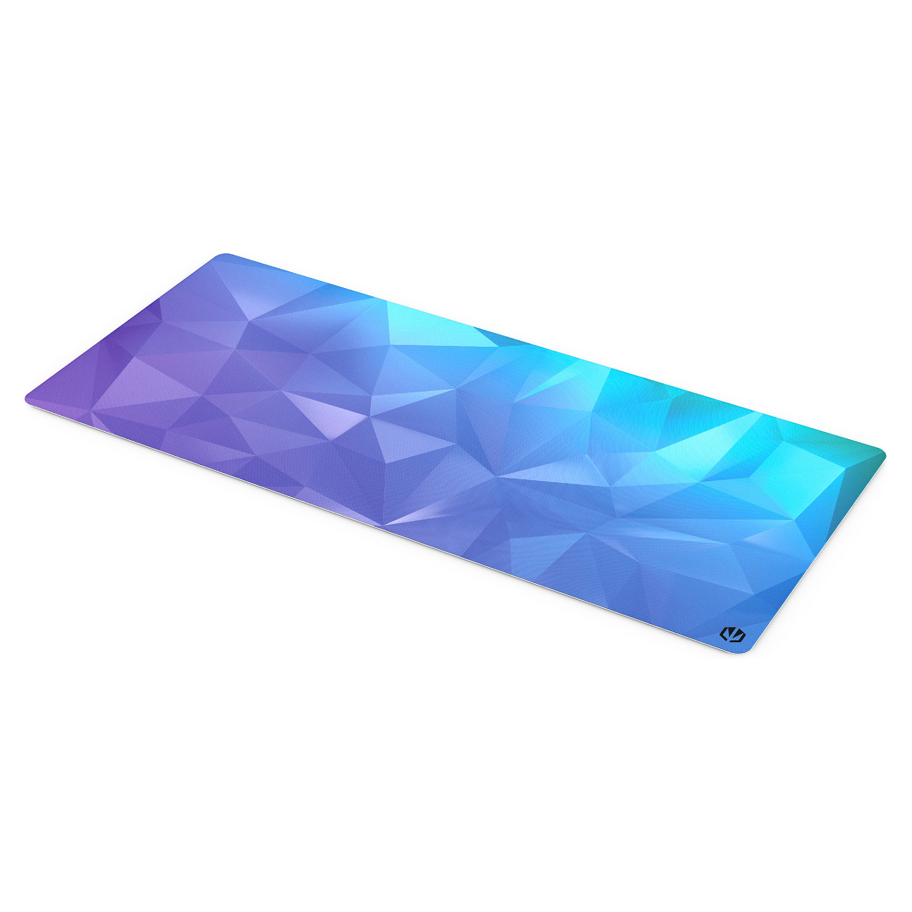 Mauspad Gaming Endorfy Crystal Blue XL / Sipërfaqe Rezistente ndaj Lagështisë / Baza Anti-rrëshqitëse / 900 × 400 × 3 mm - Zezë/Blu