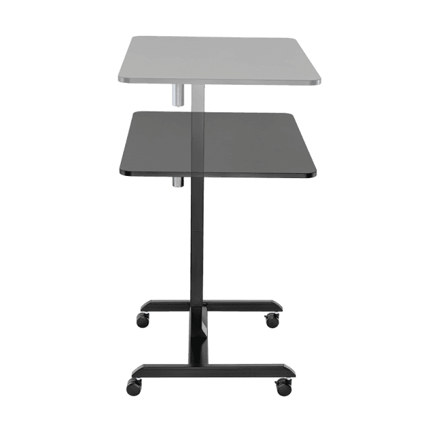 Tavolinë Elektrike LogiLink EO0050, 1 Motor, Me Rrota, 800 × 600 mm – Zezë - 4