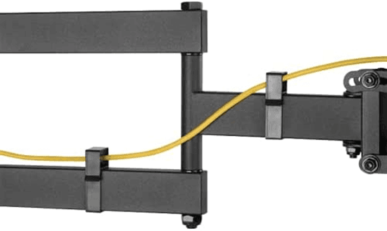 Mbajtëse për TV LogiLink BP0112 / 32-70" / 50kg / VESA 200x100-400x400 / Tilt -15°/+3° / Swivel +-90° / Muri - Zezë - 3