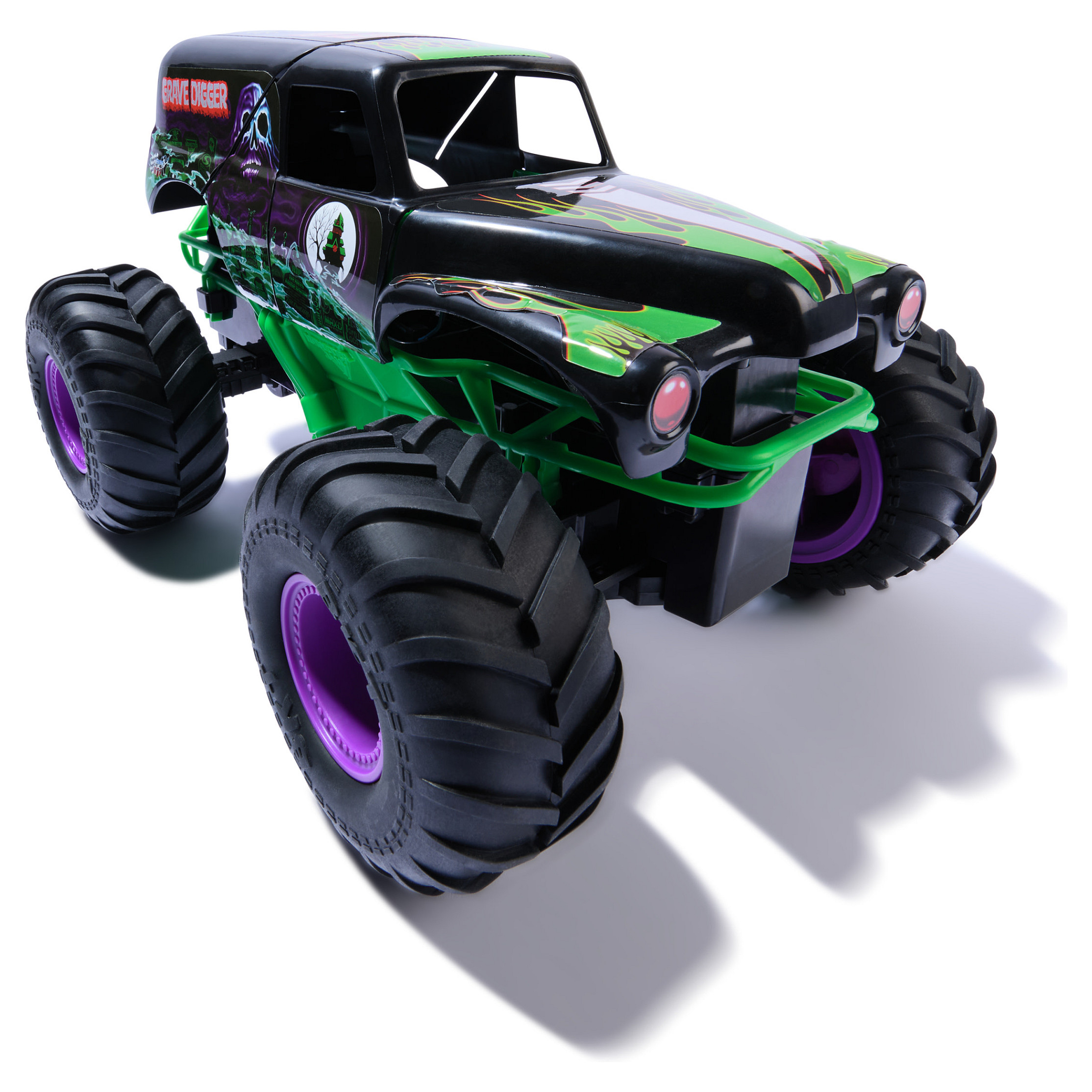 Lodra Spin Master Monster Jam Wreck & Repair Grave Digger – RC / 1:15 Scale / 2.4 GHz / USB-C Rechargeable - Zezë/Gjelbër - 8