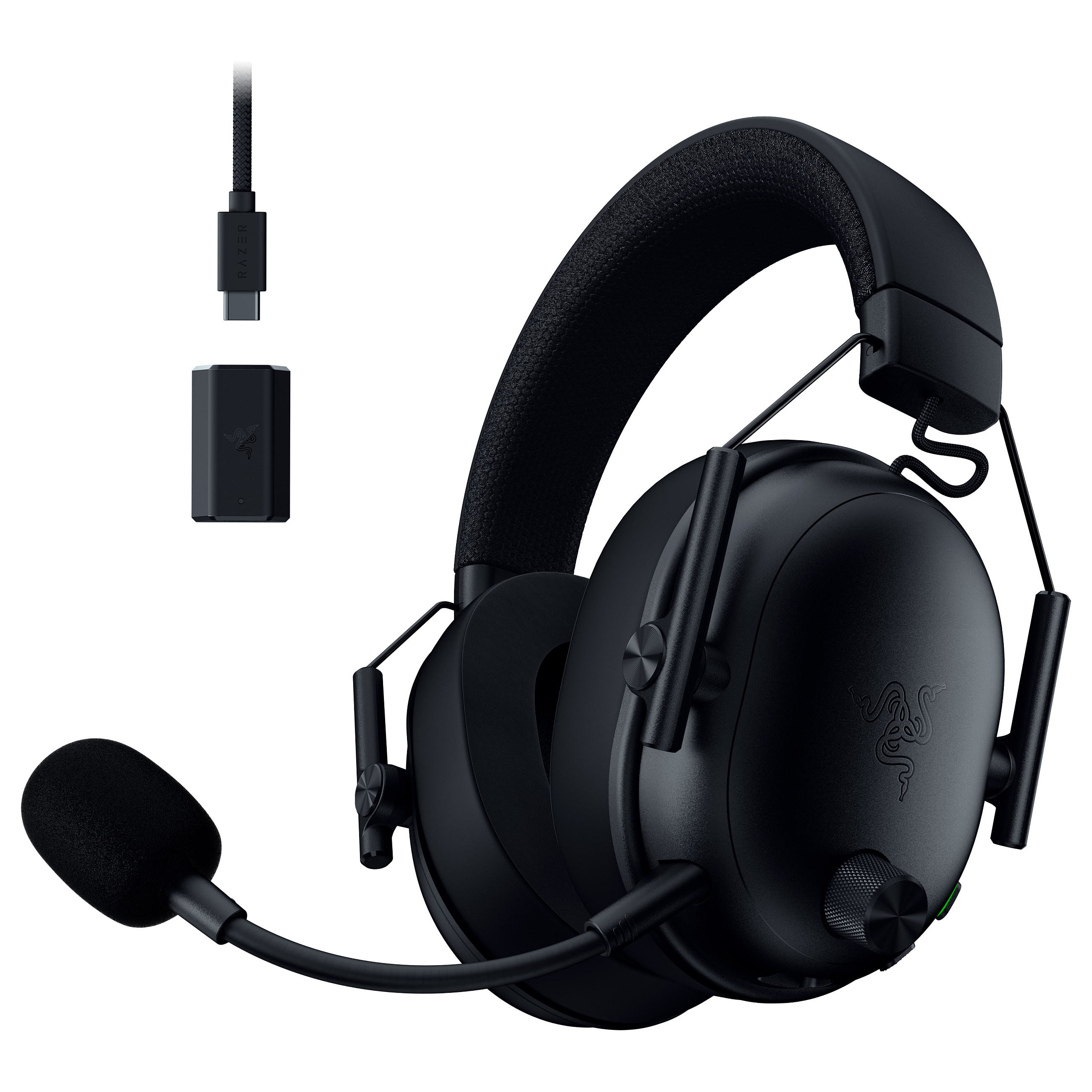 Kufje Gaming Razer BlackShark V3 / Pa Kabllo / 2.4 GHz + Bluetooth / 12–28.000 Hz - Zezë - 6