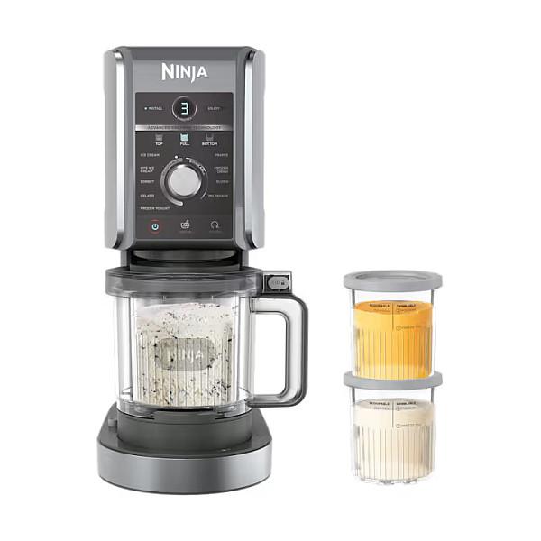 Aparat për Akullore Ninja CREAMi Deluxe NC502EU, 800W, 10 Programe, 2 Enë nga 709ml - Zezë/Argjend - 5