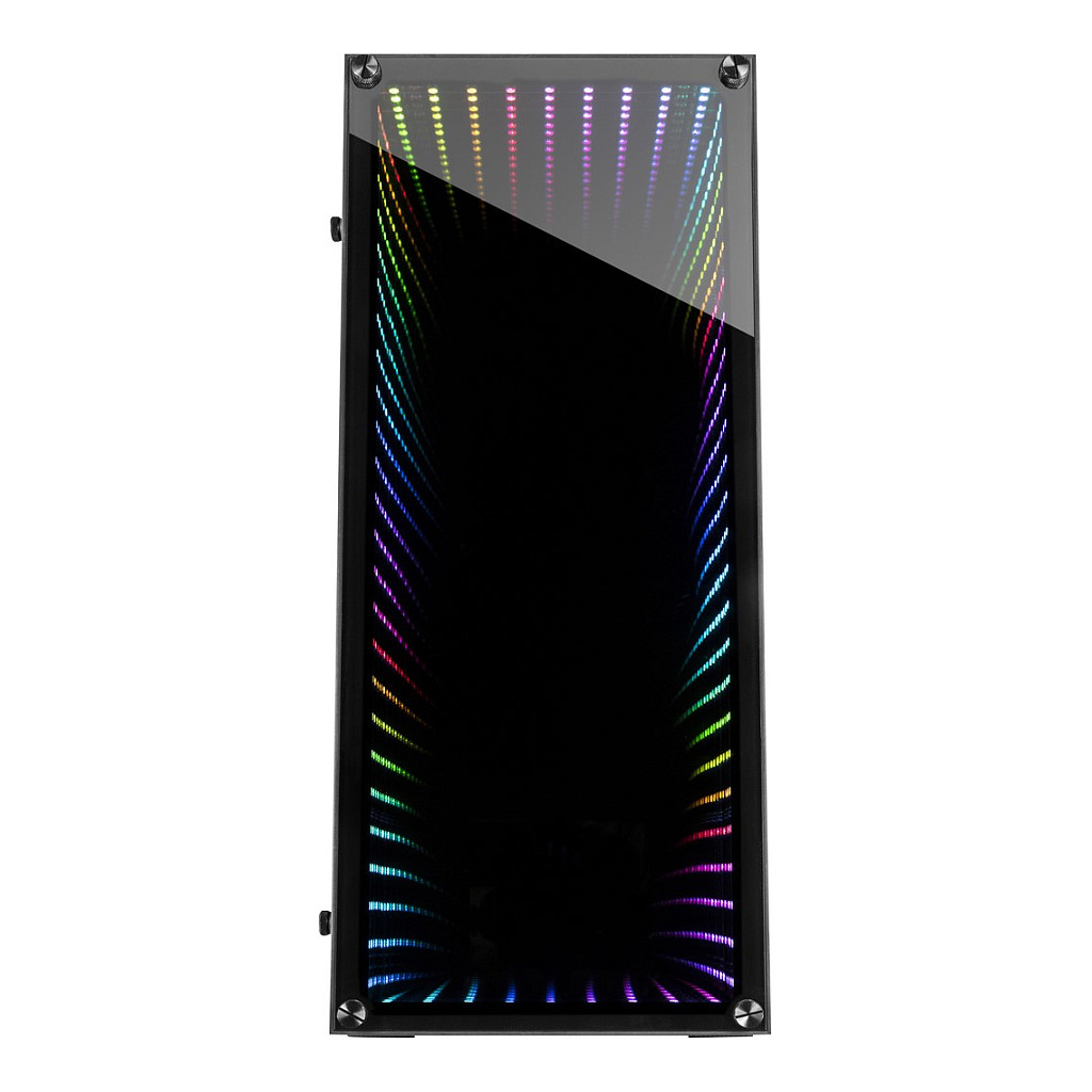 Kasë PC Inter-Tech X-908 Infini2 / Tower / ATX / 120mm Fan Support / 1x 120mm Rear Fan / 2.5" + 3.5" Bay - Zezë - 2