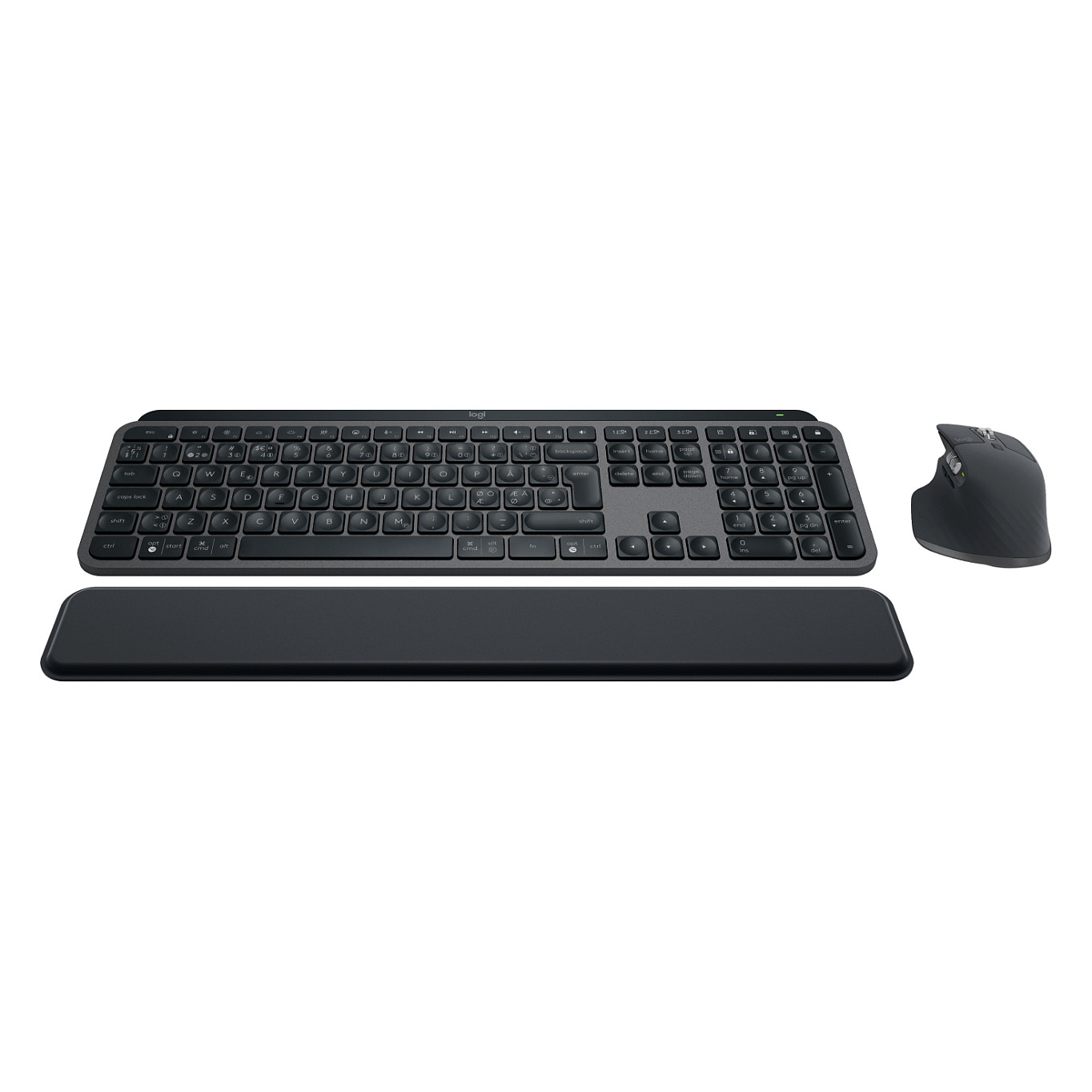 Combo (Tastierë & Maus) Logitech MX Keys S / Wireless Bluetooth & Logi Bolt / Multi-Device / MX Master 3S – Zezë - 4