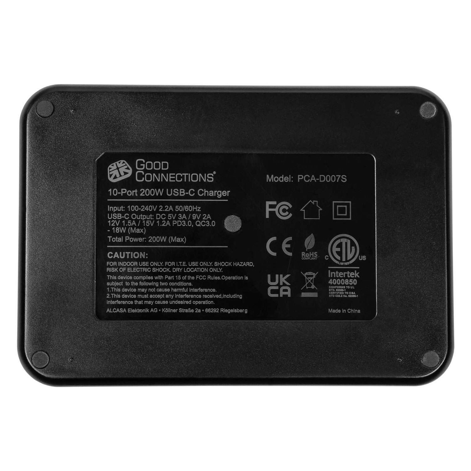 Stacion Karikimi USB-C Good Connections / 200W / 10x USB-C / PD 3.0 / Quick Charge 3.0 – Zezë - 2