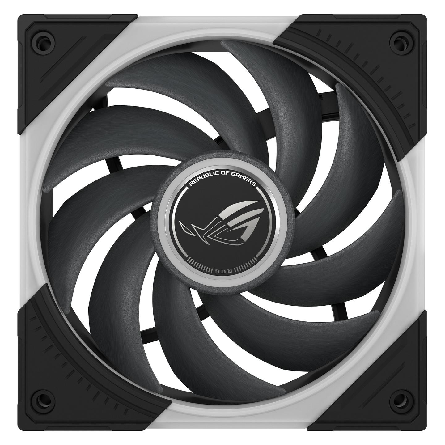 Ftohës për Kasë ASUS ROG Eurux GR120 ARGB, 120mm, PWM, Single Pack - Zezë - 9