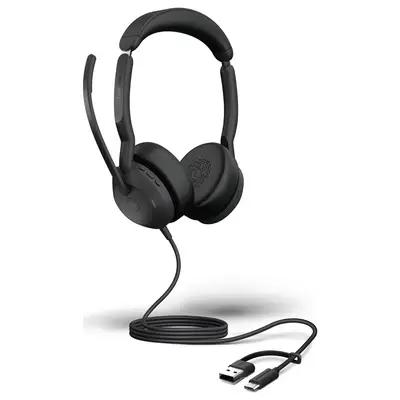 Kufje Jabra Evolve2 50 / USB-C/A / Bluetooth / MS Stereo / ANC / On-Ear – Zezë - 2