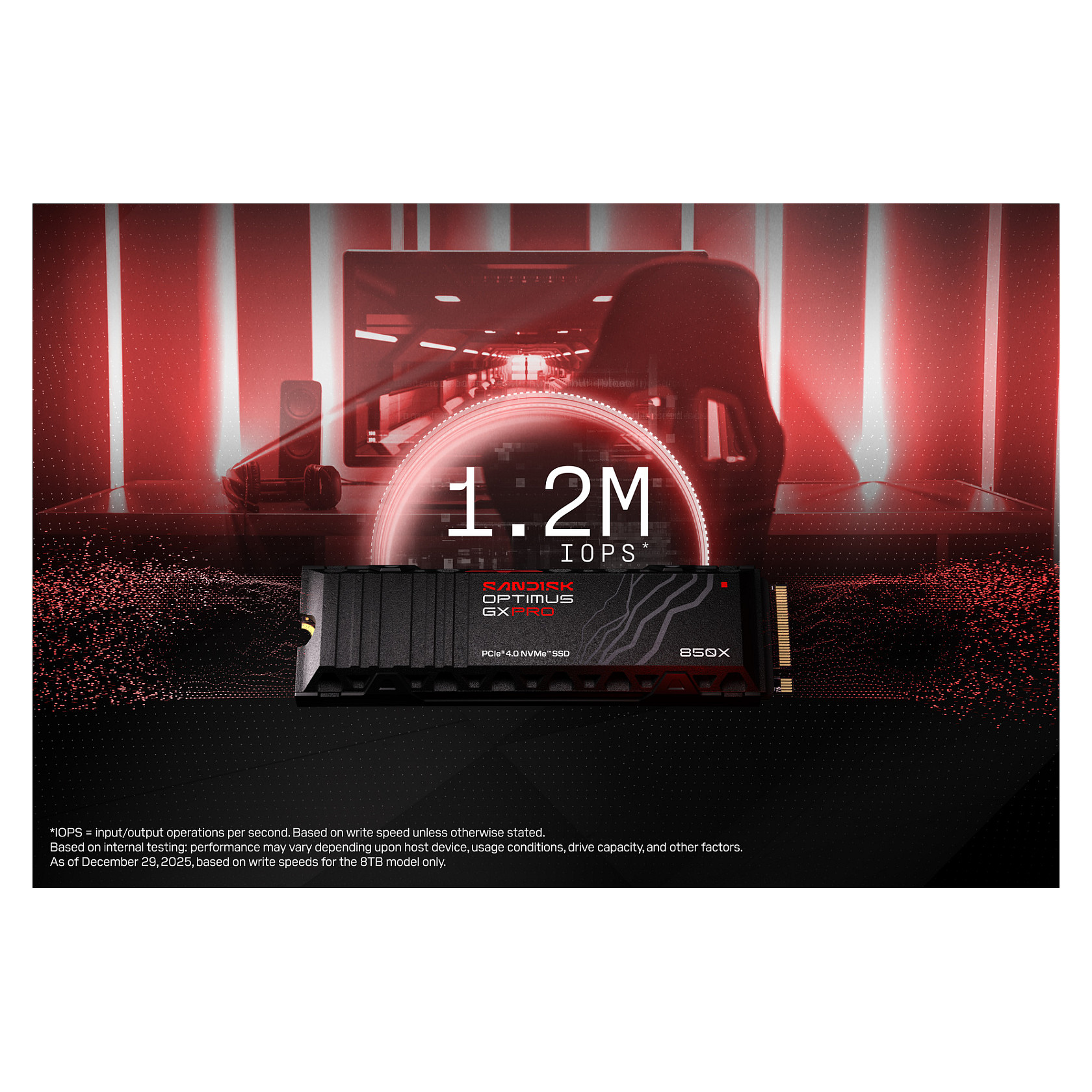 SSD e Brendshme SanDisk Optimus GX PRO 850X / 2TB / M.2 NVMe PCIe 4.0 - 6