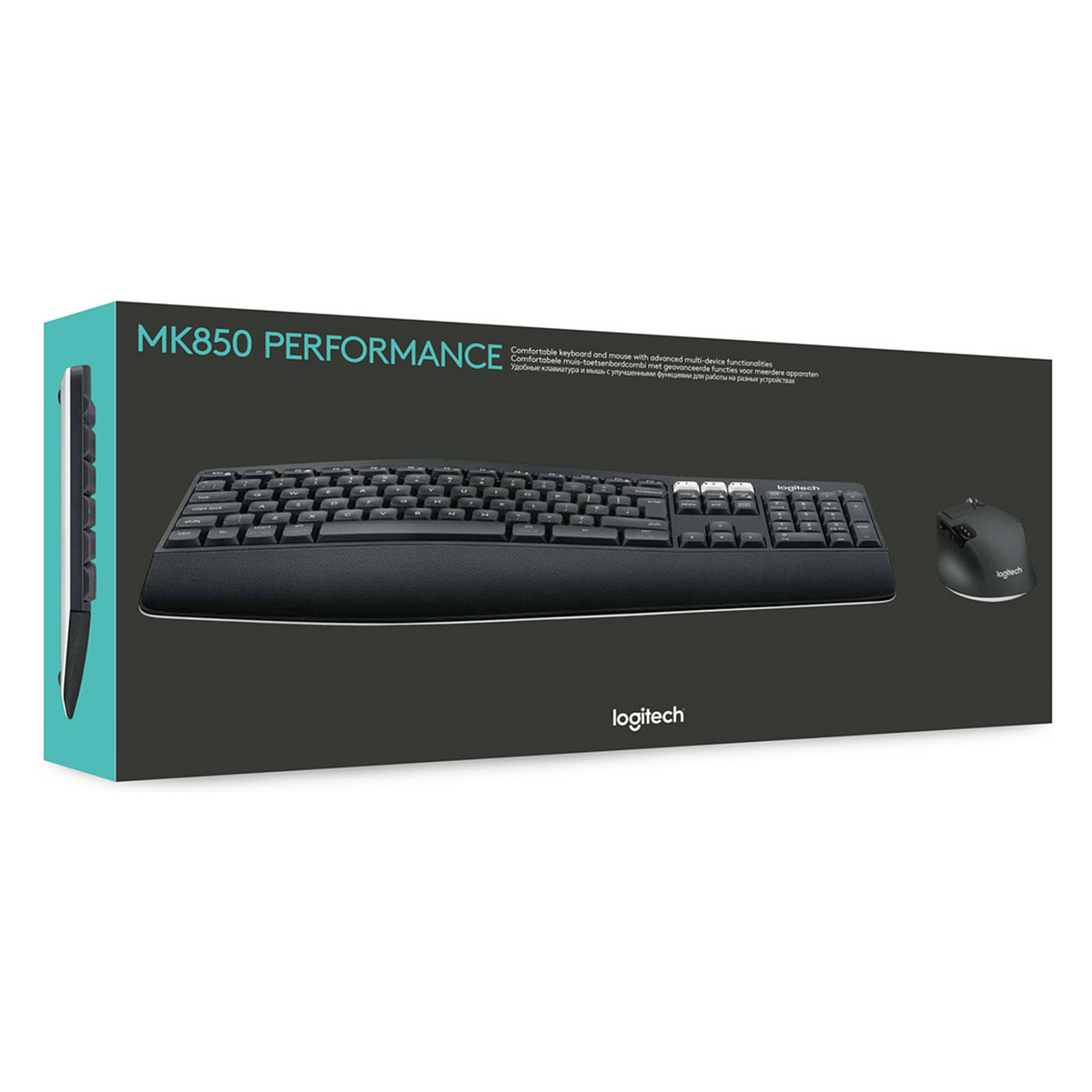 Combo (TastierĂ«&Maus) Logitech MK850 Performance Wireless Combo / Bluetooth + USB Unifying / 101 Taste / 8 Butona / Advanced Optical Tracking â ZezĂ« - 20