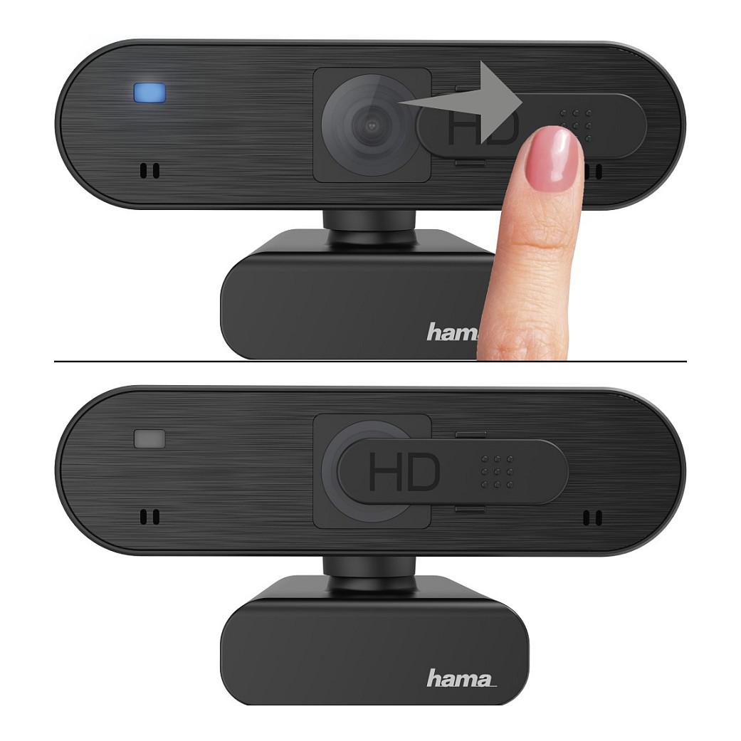 Webcam Hama C-600 Pro, Full HD 1080p, 30 fps, 90°, Autofokus, USB-A, Mikrofon Stereo - Zezë - 5