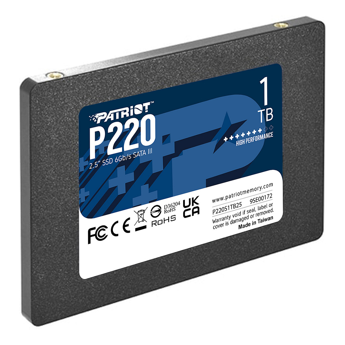 SSD e Brendshme Patriot Memory P220 / 1TB / 2.5" / Serial ATA III 6 Gb/s - 3