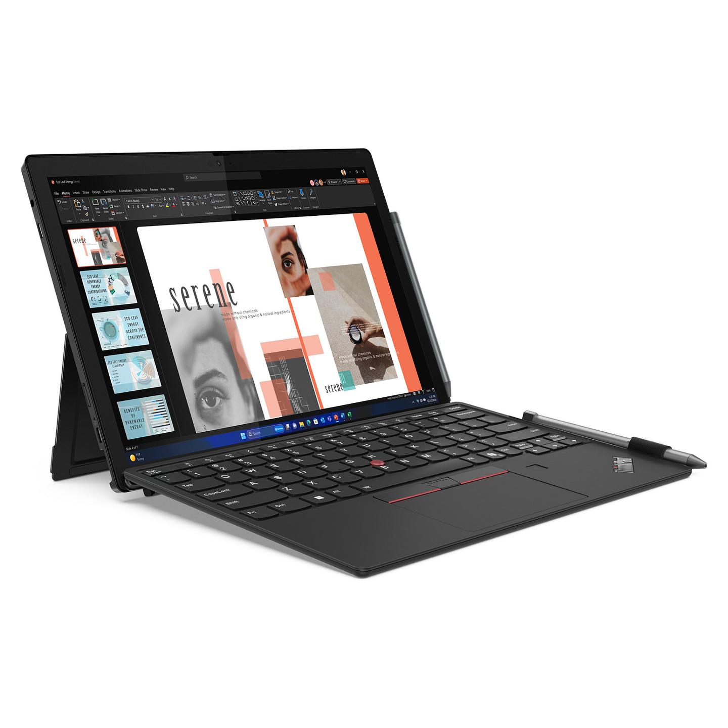 Laptop Lenovo ThinkPad X12 Detachable Gen 2 / Ultra 7 164U / 32GB LPDDR5x / 1TB / 12.3" FHD+ IPS Touch / 4G / Intel Graphics - Zezë - 2